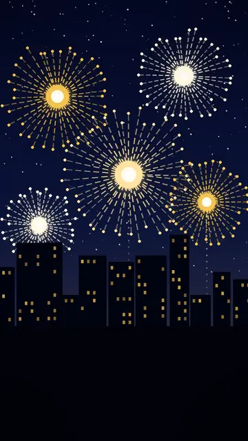 New Year countdown